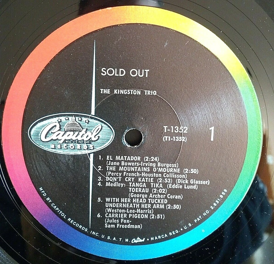 The Kingston Trio - Épuisé (LP, Album, Mono, Scr) - Photo 3/4