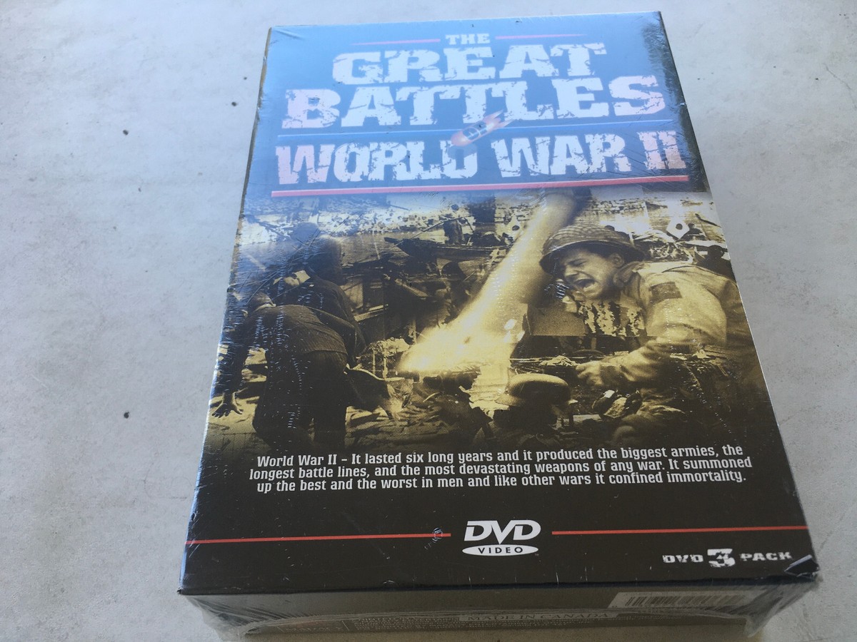 Great Battles of World War II - 3 Pack (DVD, 1998, 3-Disc Set) for