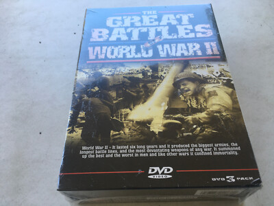 Great Battles of World War II - 3 Pack (DVD, 1998, 3-Disc Set) for