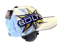 Vintage Drew Pearson XFL Birmingham Bolts Cotton Ball Cap Hat (YB)