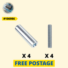 4 x IKEA Threaded Rod and Coupling sleeve for bed frame 106986 100013 Slovakia 
