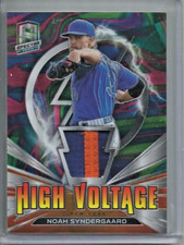 Noah Syndergaard 2021 Panini Spectra High Voltage Game Used Jersey Patch #1/5