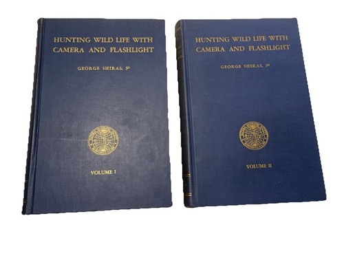Both HUNTING WILD LIFE WITH CAMERA AND FLASHLIGHT George Shiras Volume 1 & 11 NG - Picture 2 of 16