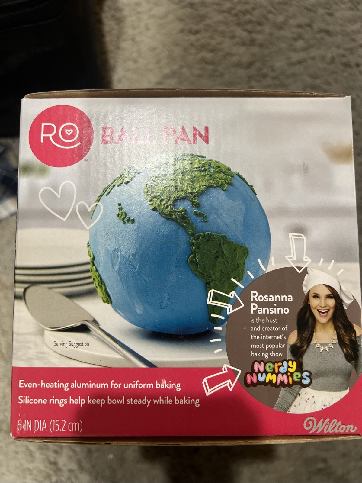 Rosanna Pansino Ball Pan Set 6 inch Diameter from Wilton 7208