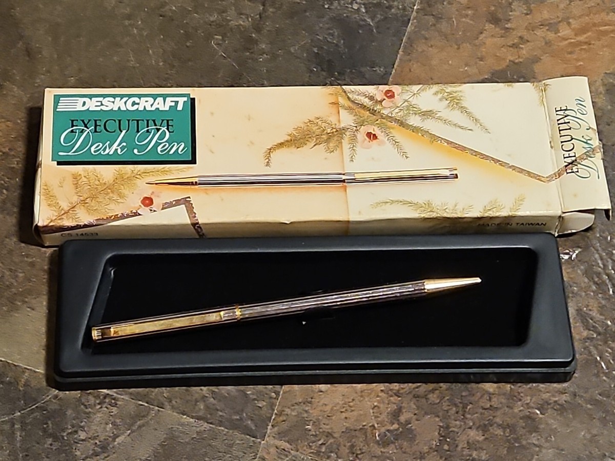 【n】 Vintage Deskcraft Executive Desk Pen New In Box | eBay
