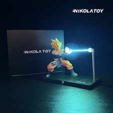 Dragon Ball Kamehameha Luz Nocturna Atmosférica Magnética LED Lámpara Nocturna Adorno