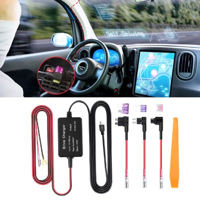 Dash Cam Hardwire Kit MINI USB Adapter High Security 12V 30V-5V Widely For Mirro