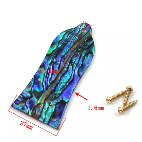 Custom Truss Rod Cover pickguard Abalone Shell for Gibson Les Paul SG Guitar