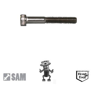 1 Zollschraube mit Zylinderkopf V2A 7//16/"-14X1 3//4/" UNC