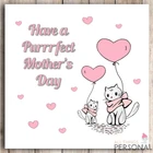 Funny Mothers Day Card from Cat - Cat Mummy - Best Cat Mum Mother's Day Card