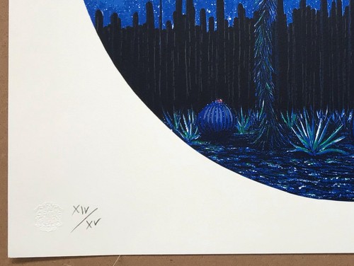 GUILLERMO PONS Mexican Art Original Hand Signed Silkscreen Oaxaca - Picture 3 of 5