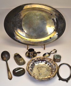 Vintage Silver Plate & More Lot of 10 Int. Silver Helene Japan Medality Oneida
