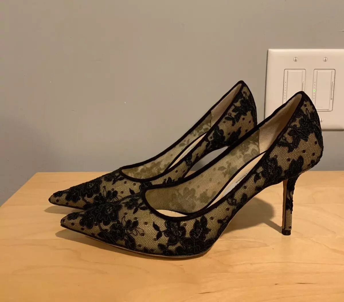 Jimmy Choo | Shoes | Jimmychoo Black Heels Size 7 Us | Poshmark