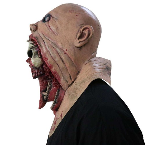 ZOMBIE LATEX FACE MASK SCARY HALLOWEEN HORROR COSTUME FANCY DRESS ACCESSORIES - Picture 6 of 12