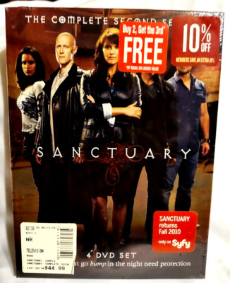 Sanctuary DVD Complete Second Season 2 Region 1 US / Canada 585 min 4 Disc 13 Ep