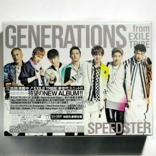 Generations From Exile Tribe Speedster First Limited Edition Cd 3 Dvd Photobook For Sale Online Ebay