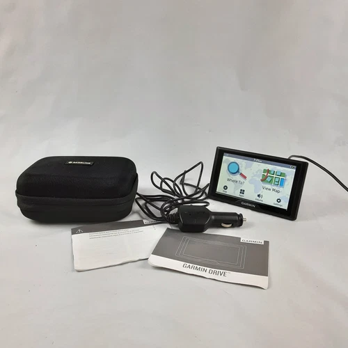 Garmin GPS Driving Direction Navigation 145-01615-12 With Case Manual Chargers 