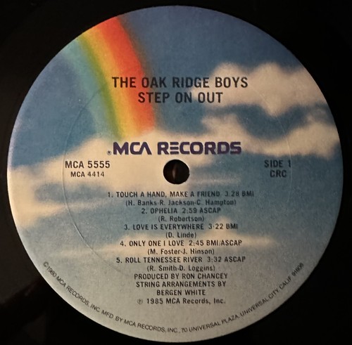 THE OAK RIDGE BOYS - Gebrauchte LP...STEP ON OUT. G+/VG - Bild 3 von 5