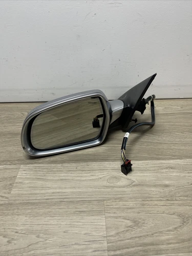 2010-12 B8 Audi S4 Left Driver Side Aluminum Exterior Door Mirror OEM *