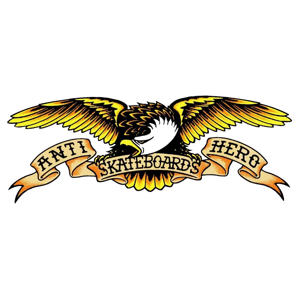 25+ Anti-Hero Skateboarding & Longboarding Stickers & Decals for