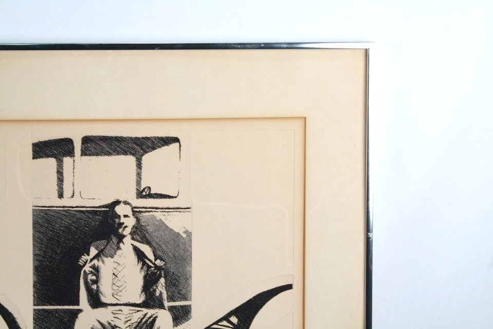 Grabado Robert Conrad Detamore "El último de los grandes gastadores" edición limitada 61/90 Foto 4 de 4