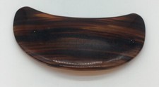 Vintage Faux Tortoise Barrette Hair Clip Made In France Art Deco Bow