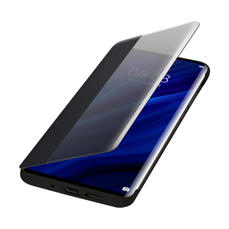 NTTdocomo - Huawei P30Pro/Kirin980/6GB/128GB ケース付き HUAWEI P (送料無料) P30 Pro 裏面用ケース 超薄型 表面指紋防止