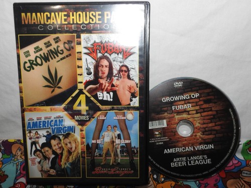Mancave House Party 4 Film DVD Fubar American Virgin Growing Op Beer League Set