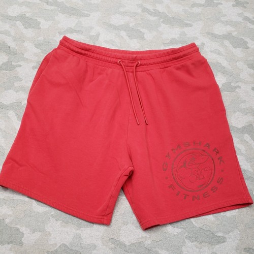Gymshark Shorts Men's XL Red Drawstring Pockets Fitness Athletic Gym