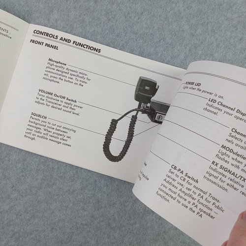 Realistic CB Transceiver Owner Manual TRC-417 21-1510 Radio Vintage Original - Picture 9 of 9