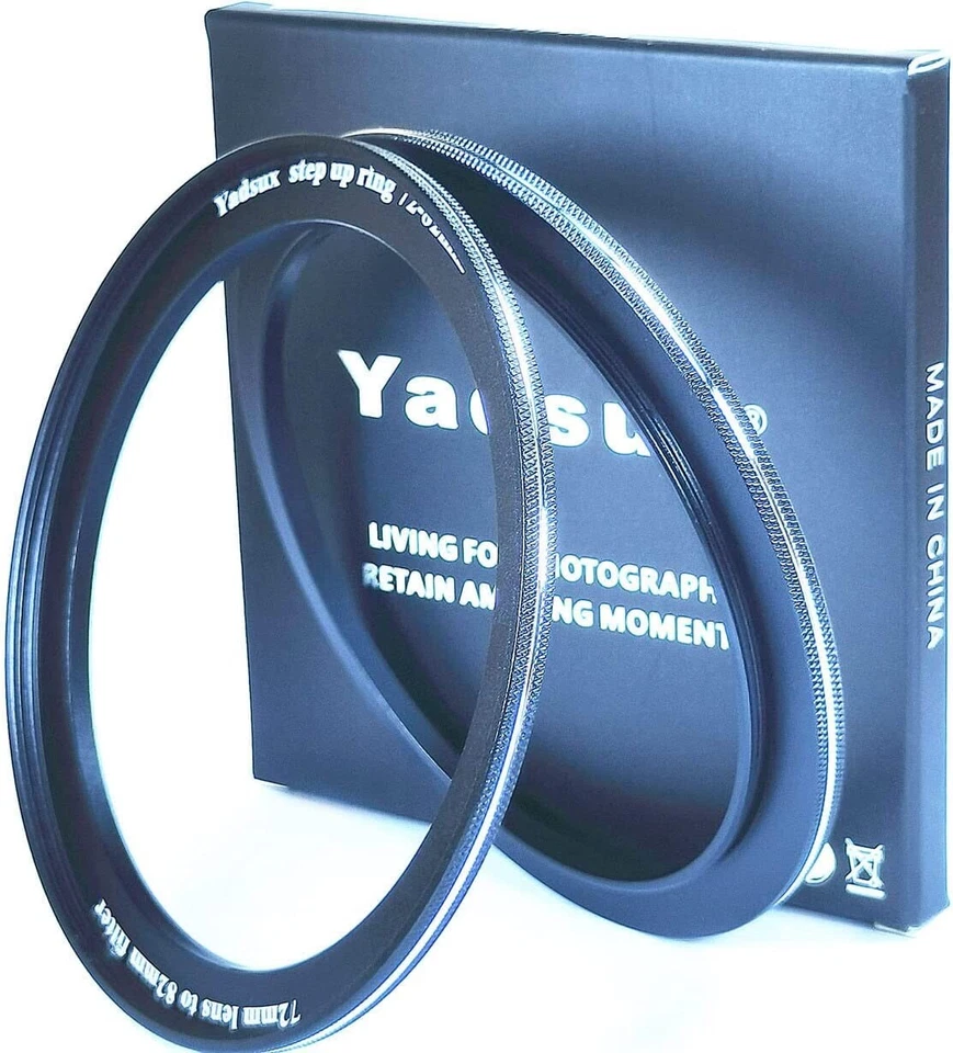 52 to 72 mm Step Up Adapter Ring Yadsux 52mm Lens to 72mm Filter - FREE SHIPPING - Image 3 of 4