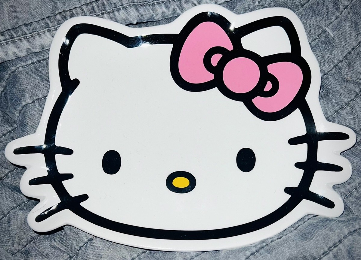 NEW Sanrio Hello Kitty Face 8” Ceramic Trinket Tray Jewelry Dish