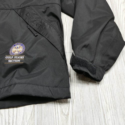 Dryjoys Jacket Womens Medium Black Full Zip Pockets PGA Patch Golf FootJoy FJ - Picture 6 of 17