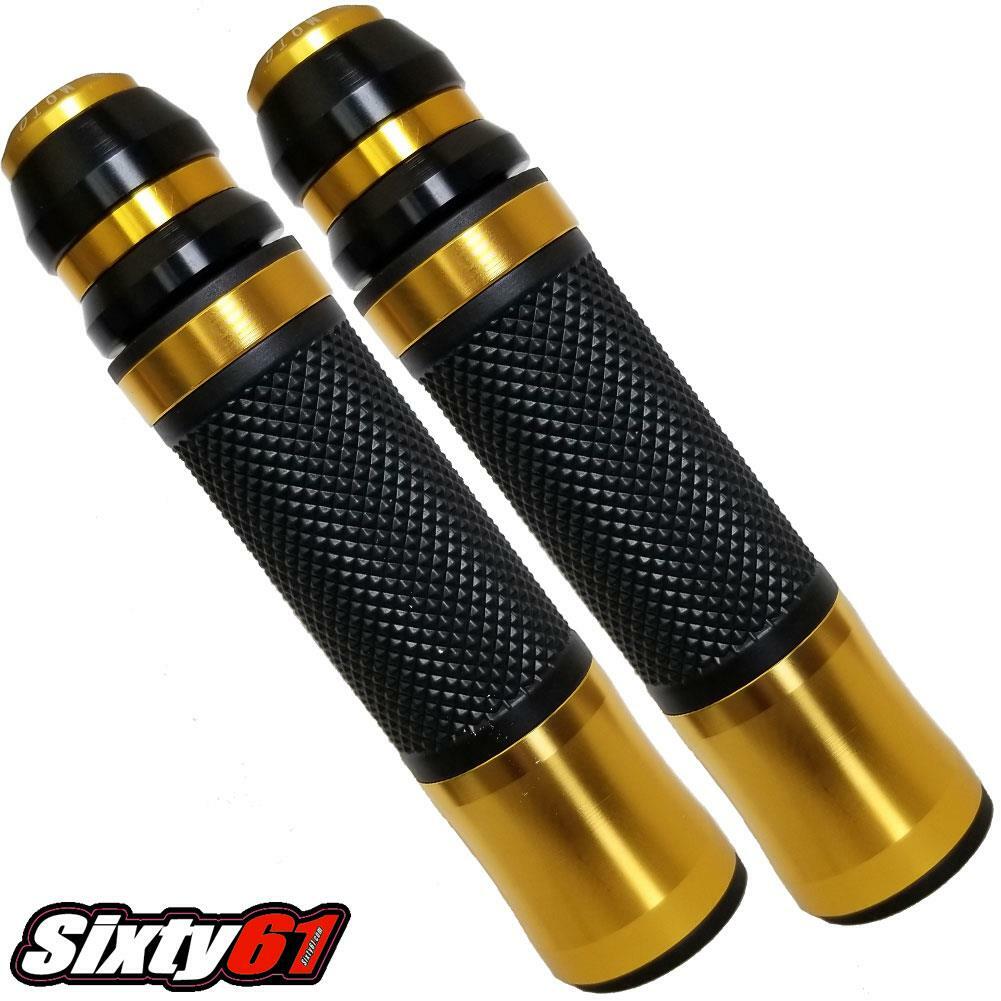 ZX10R Gold Black Grips Comfort Racing Hand Bar End Kawasaki Ninja