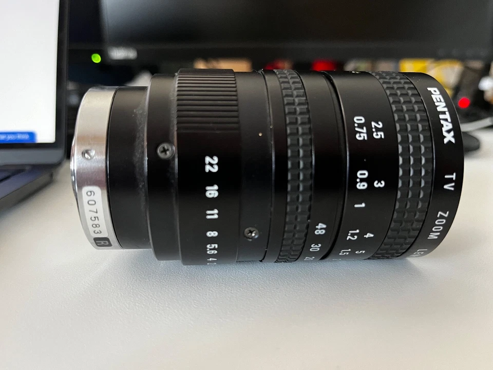 Pentax 8-48mm F/1.0-1.2 C-Mount-Objektiv Lens - Bild 2 von 2
