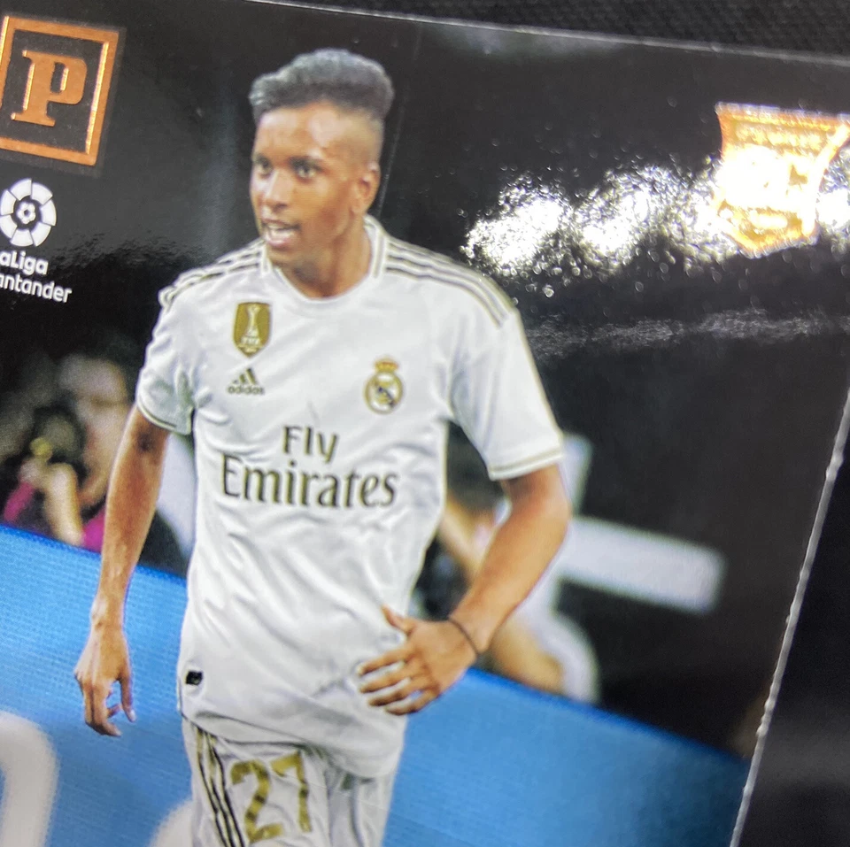 Rodrygo Rookie Card #375 2019-20 Panini Chronicles Soccer Real Madrid Brazil RC - Image 3 of 3