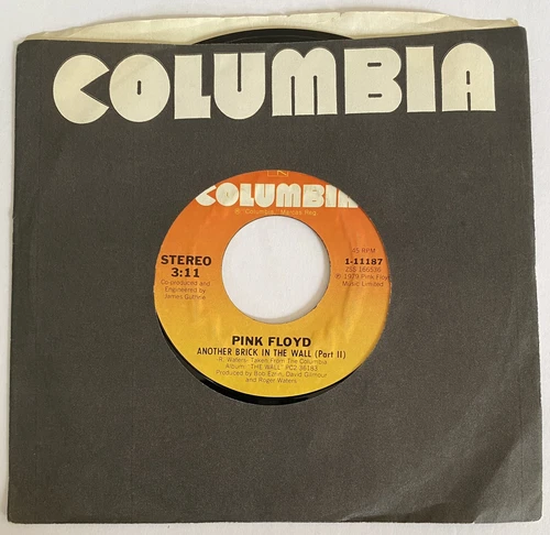 Pink Floyd Another Brick In The Wall (Part II) 45rpm Columbia One Of My Turns