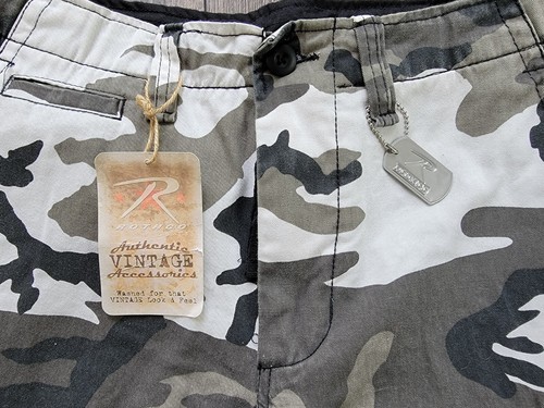 Rothco Shorts 2525 City Camo Vintage Infantry Utility Men's Size Small - Picture 4 of 12
