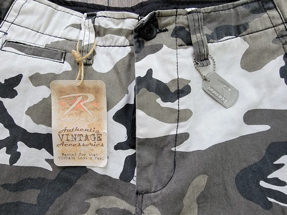 Rothco Shorts 2525 City Camo Vintage Infantry Utility Men's Size Small - Image 4 of 4