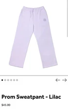 Lilac-sweatpants unisex Medium- Prom Retail $45.00