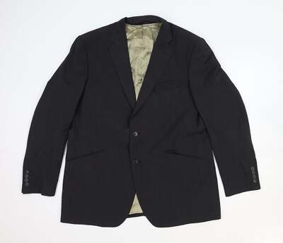 Marks and Spencer Herren Blazer Grau Wollmischung Größe M Reg