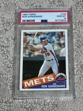 1985 TOPPS BASEBALL CARD LOW POP PSA 10 ROD GARDENHIRE NEW YORK METS