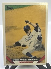 Pee Wee Reese 2010 Topps Vintage Legends Collection #VLC24 Brooklyn Dodgers