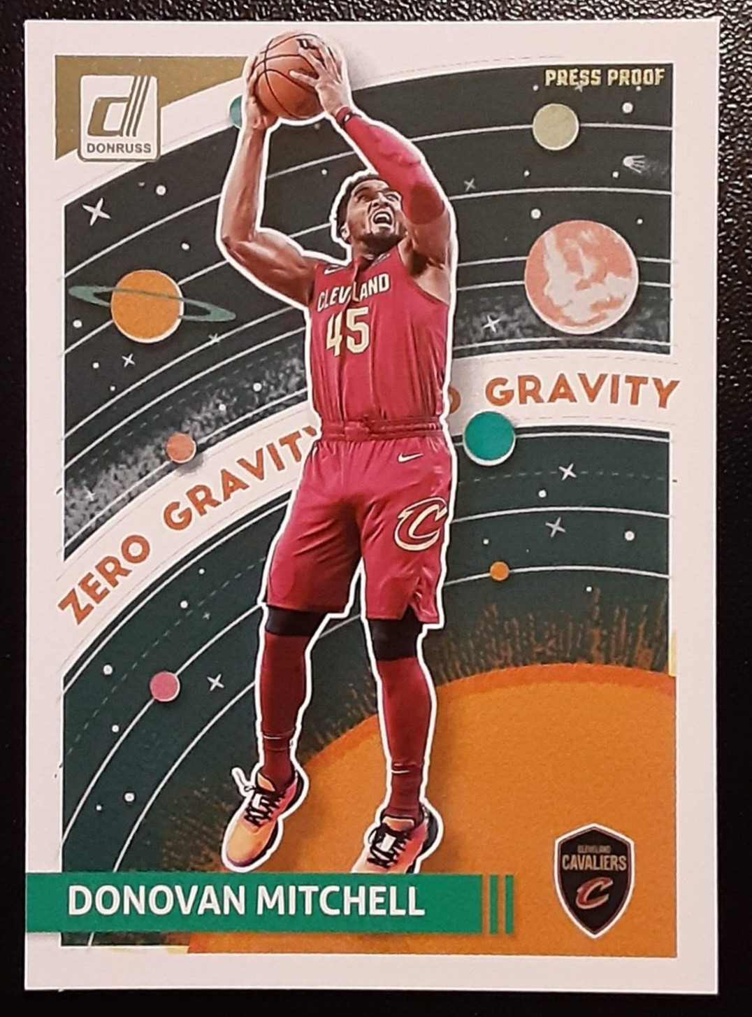 2023-24 Panini Donruss Basketball Press Proof Zero Gravity #4 Donovan Mitchell