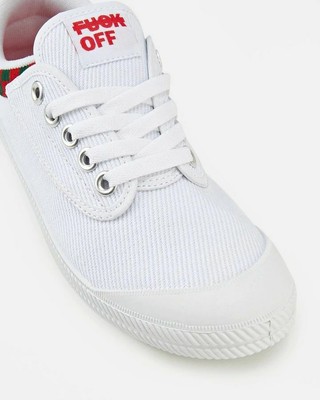 dunlop canvas shoes white