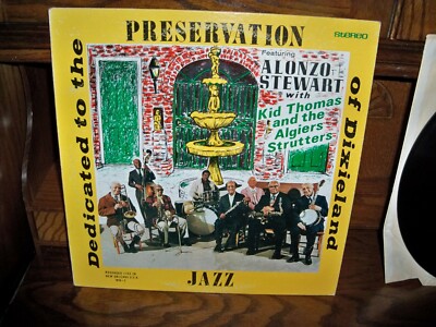 Alonzo Stewart-Kid Thomas-Algiers Strutters-Preservation-Jazz-Vinyl Record LP