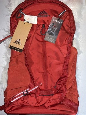 Gregory Miko 145276-9973 Unisex Sumac Red Adjustable Strap Hiking Backpack DHS14
