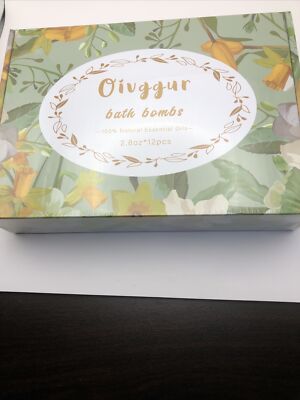 Bath Bombs Gift Set ForFor Women 12 Piece 2.8 Oz 100% Natural Essential Oils.