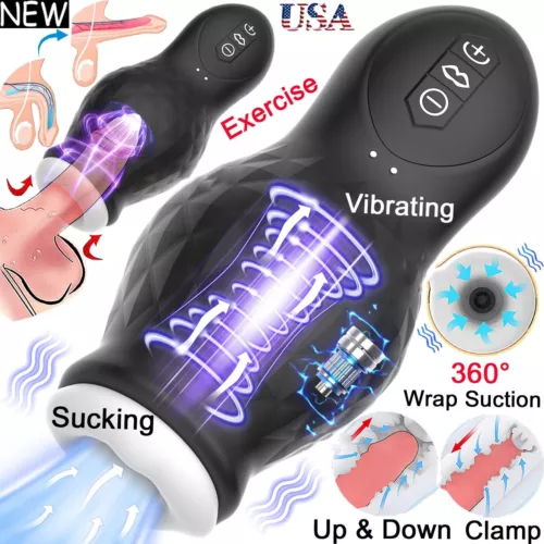 Male Masturbaters Automatic HandsFree Sucking Mastubator Cup Sex Toys for Men - Bild 2 von 15