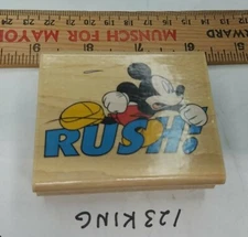 RUBBER STAMPEDE, DISNEY, MICKEY, RETIRED, HTF A1715D